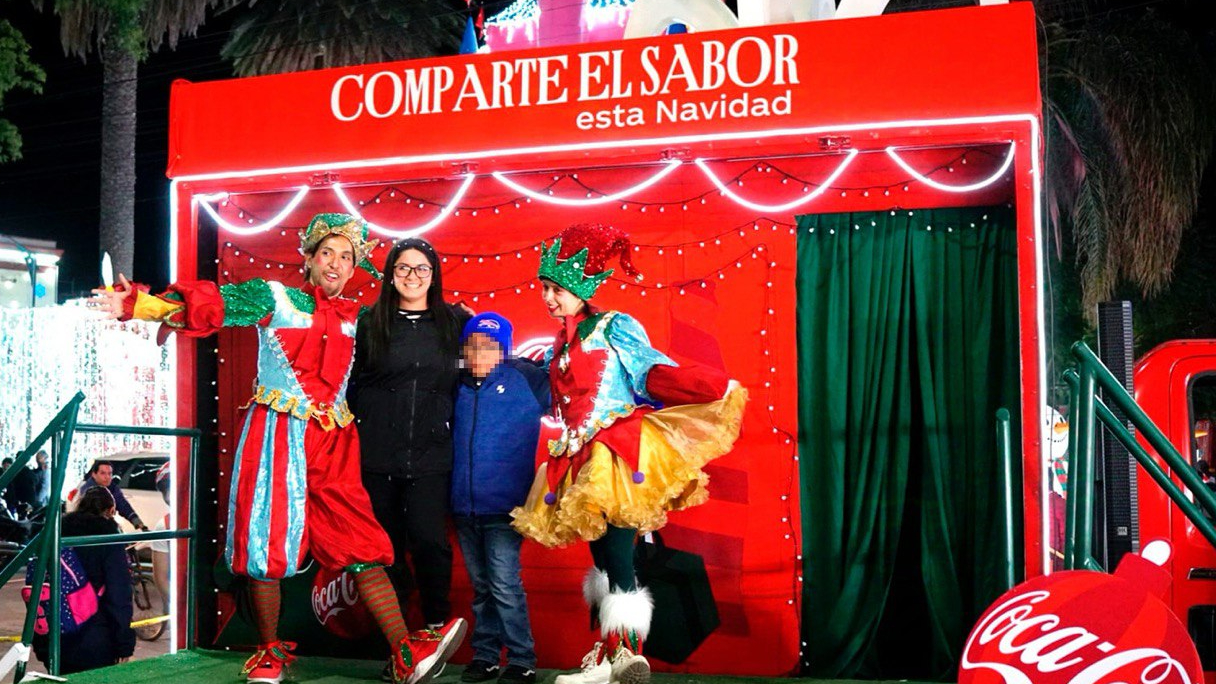 Chiautempan, Primer Municipio en Recibir la "Magia de la Navidad" de Coca-Cola.