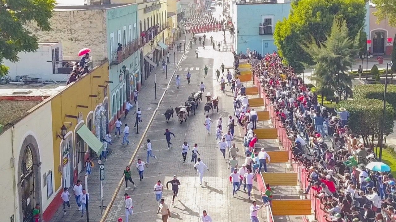 Huamantla se prepara para la adrenalina del segundo encierro estilo pamplona