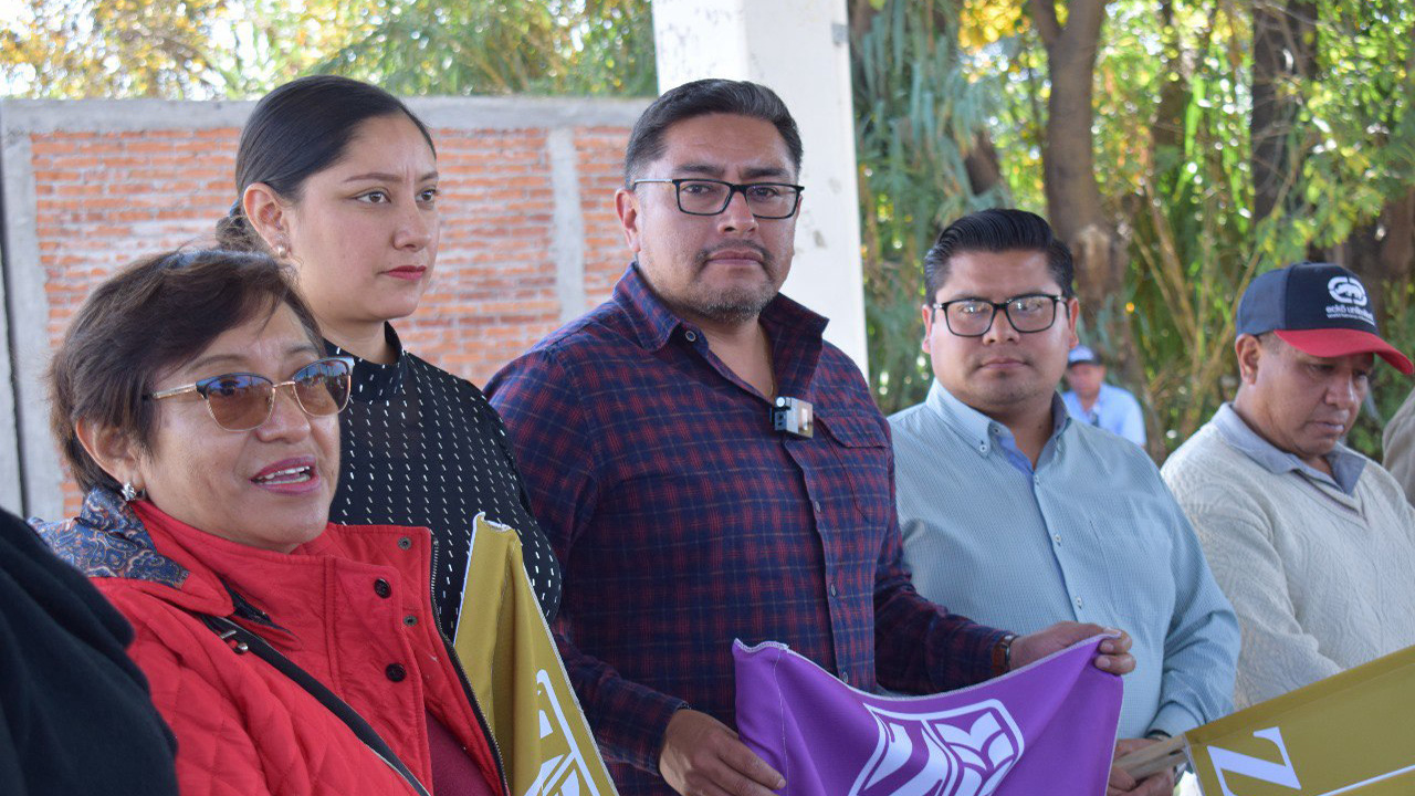 Gobierno Municipal arranca obra en Telesencudaria Miguel N. Lira de Xochicalco