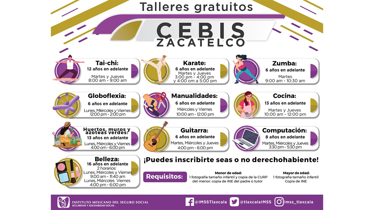 El CEBIS Zacatelco seguirá ofreciendo cursos gratuitos para 2025