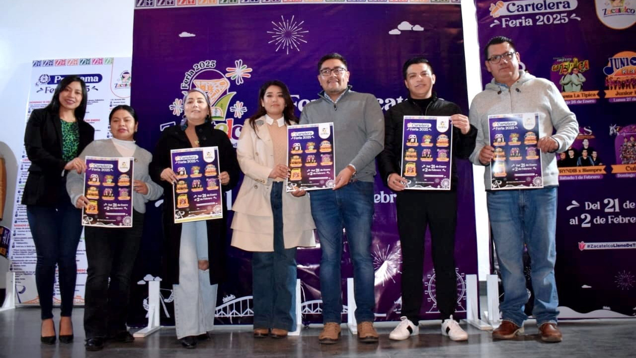 Presentan el cartel de feria 2025 en Zacatelco