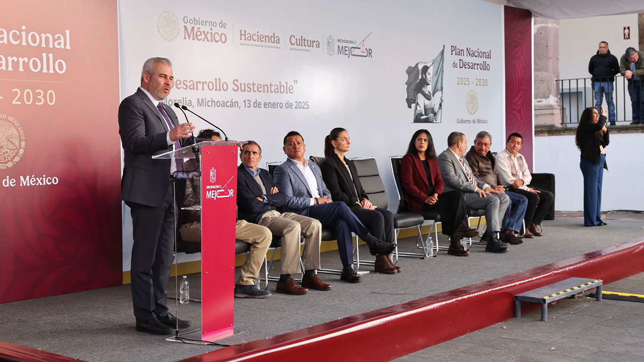 Bedolla afirma que Michoacán está comprometido con las políticas ambientales impulsadas por la presidenta Sheinbaum.