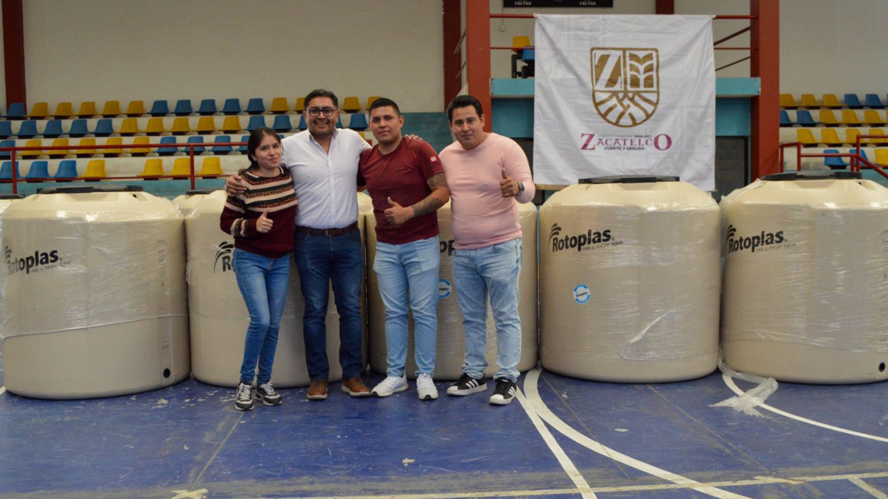 Convocatoria abierta para adquirir tinacos Rotoplas a bajo costo en Zacatelco
