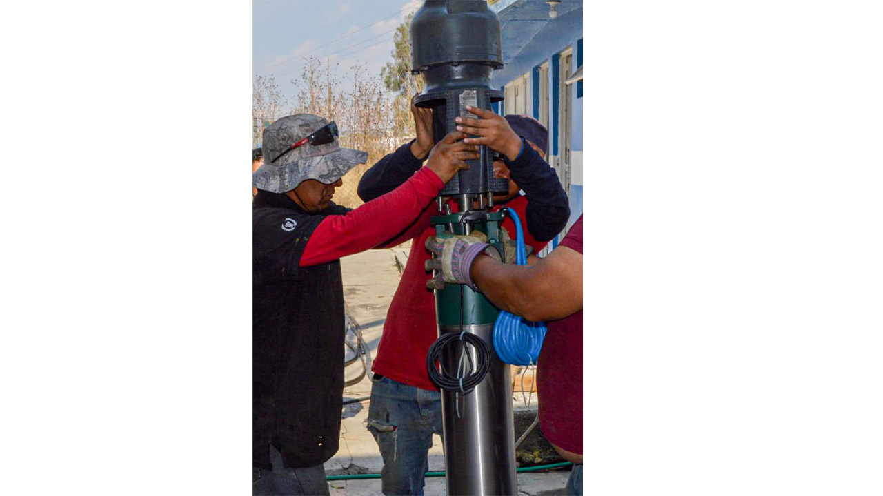 Con cambio de bomba y mantenimiento, mejorará el servicio de agua potable en Zacatelco