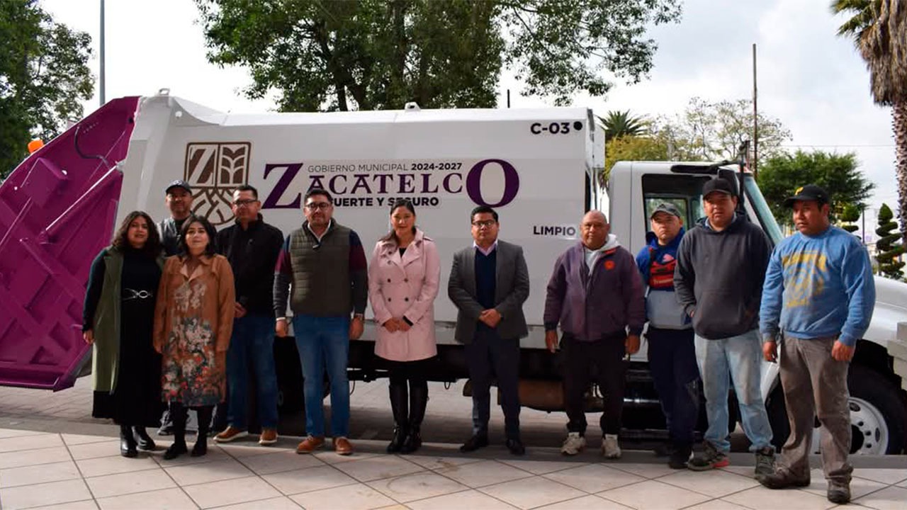 Se rescatan dos camiones para el servicio de recolección en Zacatelco