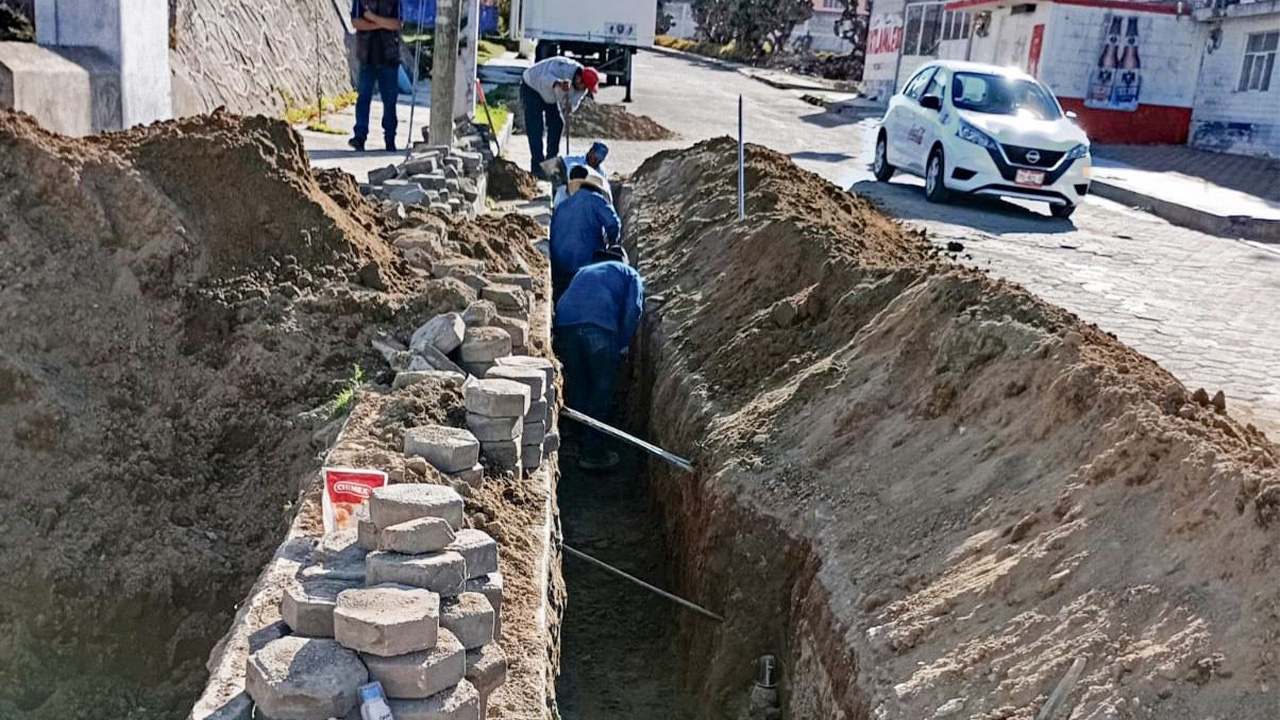 Concluyen trabajos hidráulicos en avenida Hidalgo para la operación del nuevo pozo de San Francisco