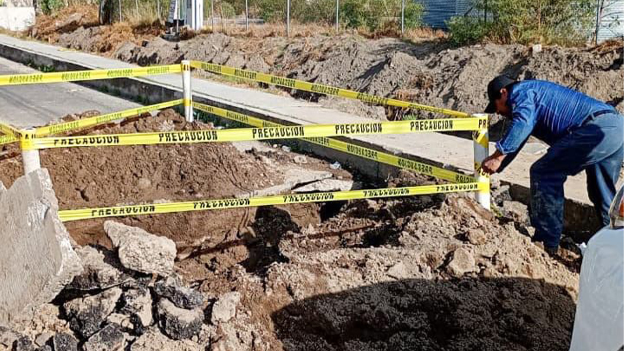 Realiza CAPAMH mejoras en el servicio de agua potable en la línea principal del pozo Lienzo Charro