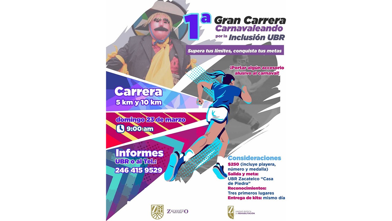 ¡Corre por la Inclusión en Zacatelco!