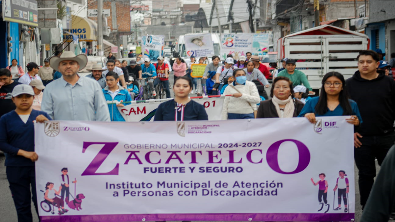 Zacatelco impulsa la inclusión con la 1era. Carrera de Personas con Discapacidad.
