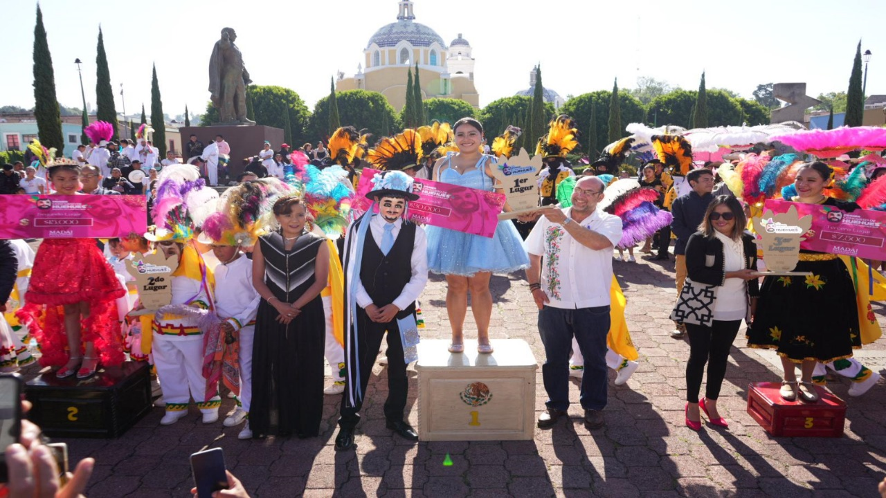 Preside diputada Madai Pérez el Primer Concurso de Huehues Distrito VII Tlaxcala 2025