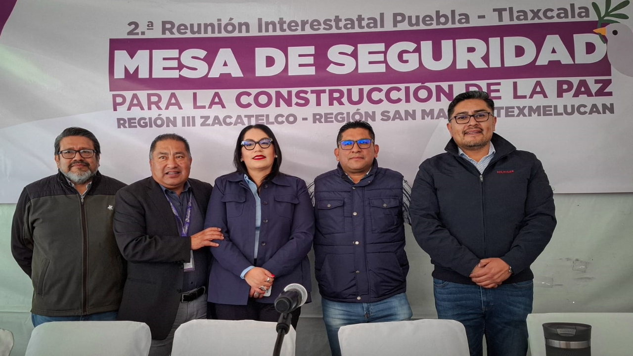Zacatelco, sede de la 2ª Mesa de Seguridad para la Construcción de la Paz en la Región III.
