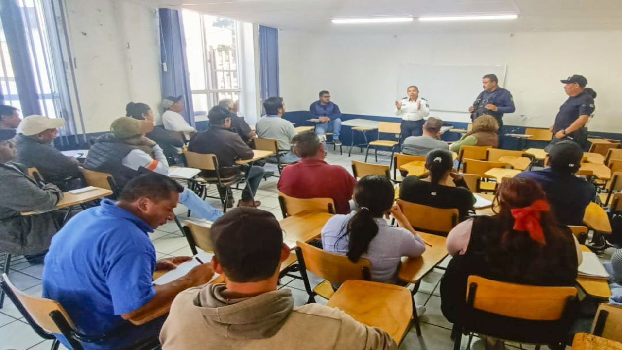 Dirección de seguridad pública de Huamantla y presidentes de comunidad mejoran la coordinación para proteger a la población