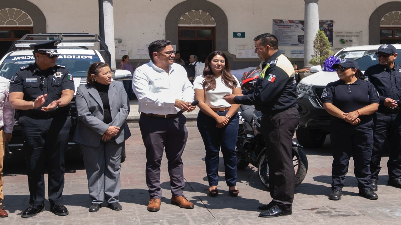 Zacatelco adquiere nuevas patrullas para recuperar la paz y tranquilidad.