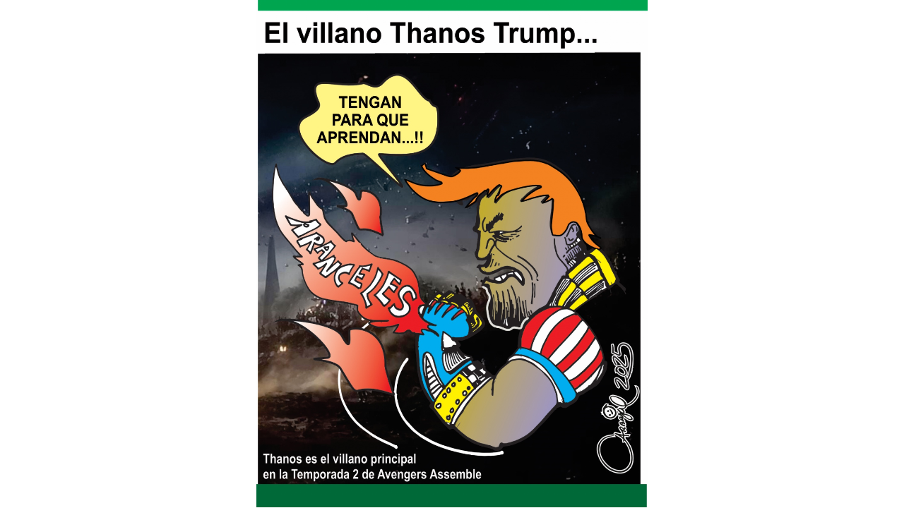 El villano Thanos Trump...