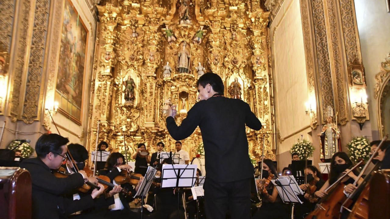 Gobierno Municipal gestiona participación de la Orquesta Sinfónica Infantil de Huamantla en los "Viernes de Muéganos”