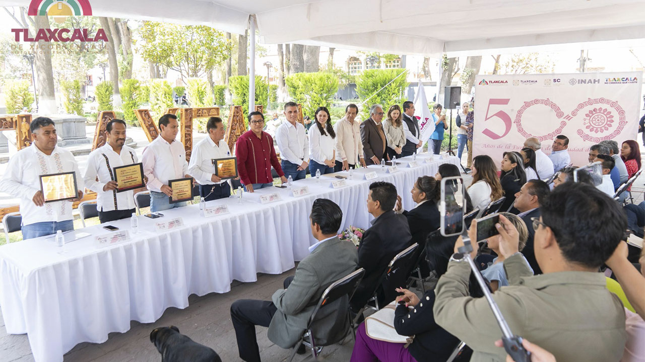 Conmemora el Ayuntamiento de Tlaxcala de Xicohténcatl el 490 aniversario del Primer Cabildo Indígena