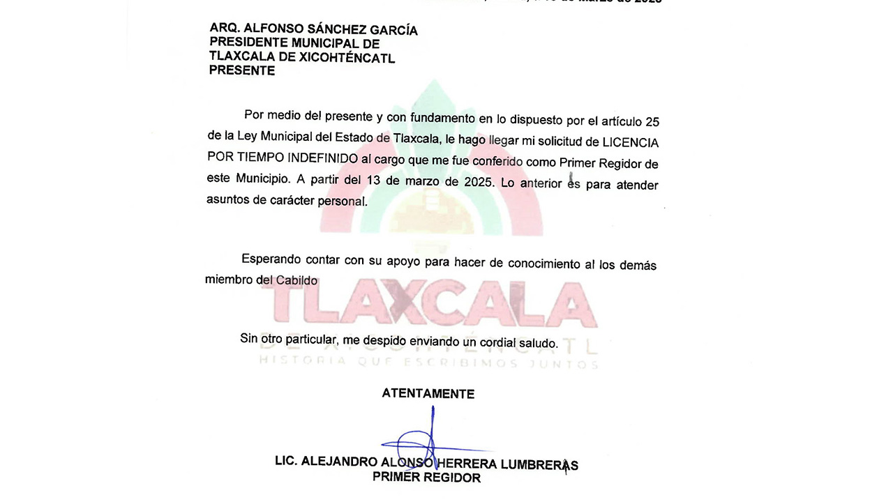 Pide licencia Alejandro Herrera, regidor golpeador