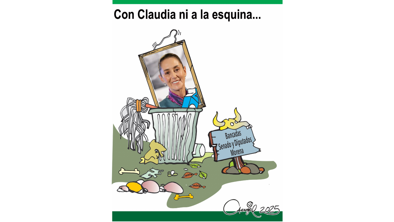 Con Claudia ni a la esquina...