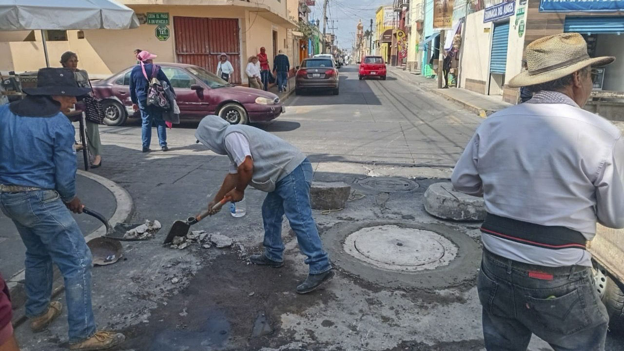 Continúa CAPAMH con el mantenimiento de la infraestructura hidráulica y sanitaria en Huamantla