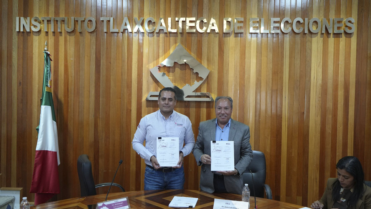 Firman ITE e INE convenio de coordinación y colaboración para Elección Judicial Local 2025