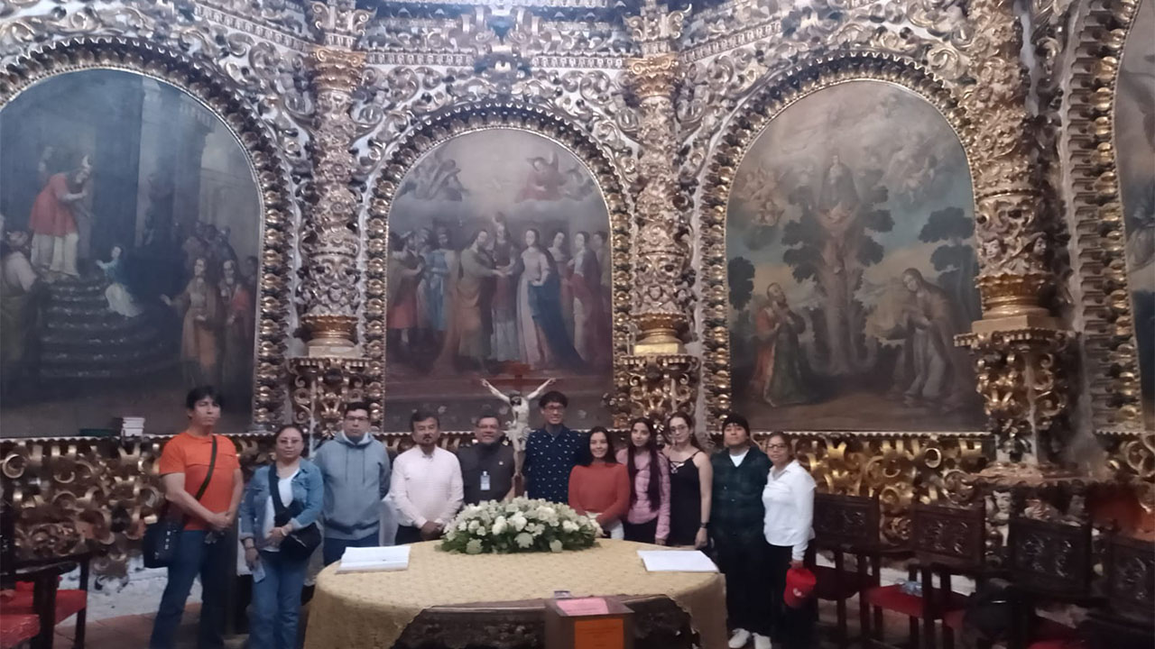 Estudiantes de movilidad en la UATx recorren zonas emblemáticas de la capital por invitación de Sectur Tlaxcala