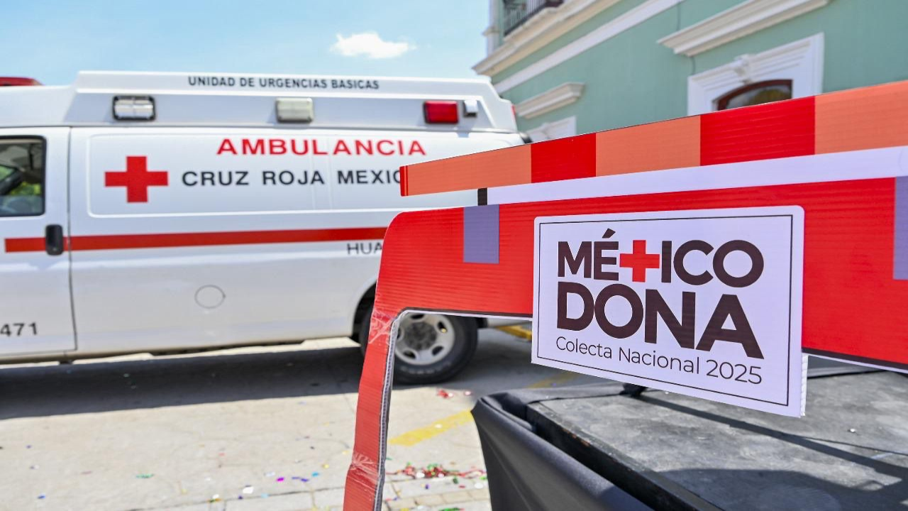 El presidente de Huamantla Salvador Santos Cedillo llama a solidarizarse con la Cruz Roja en su colecta anual
