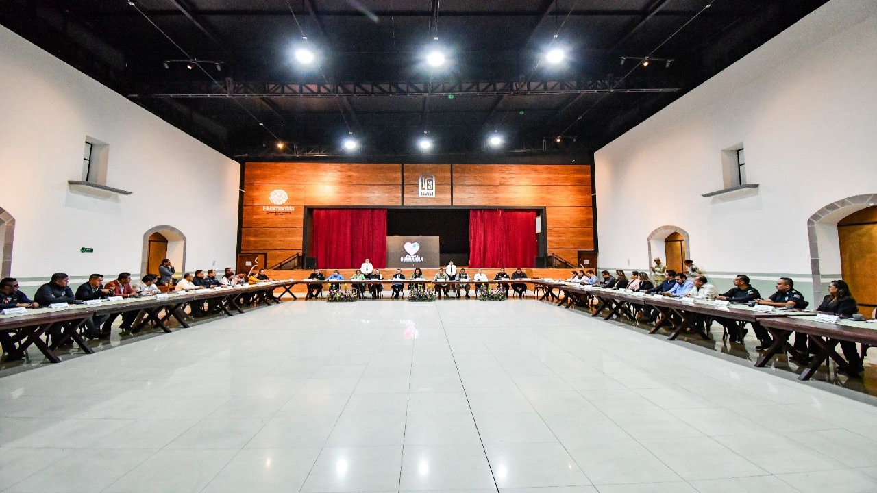 Con reunión de seguridad en Huamantla se refuerzan estrategias para la paz