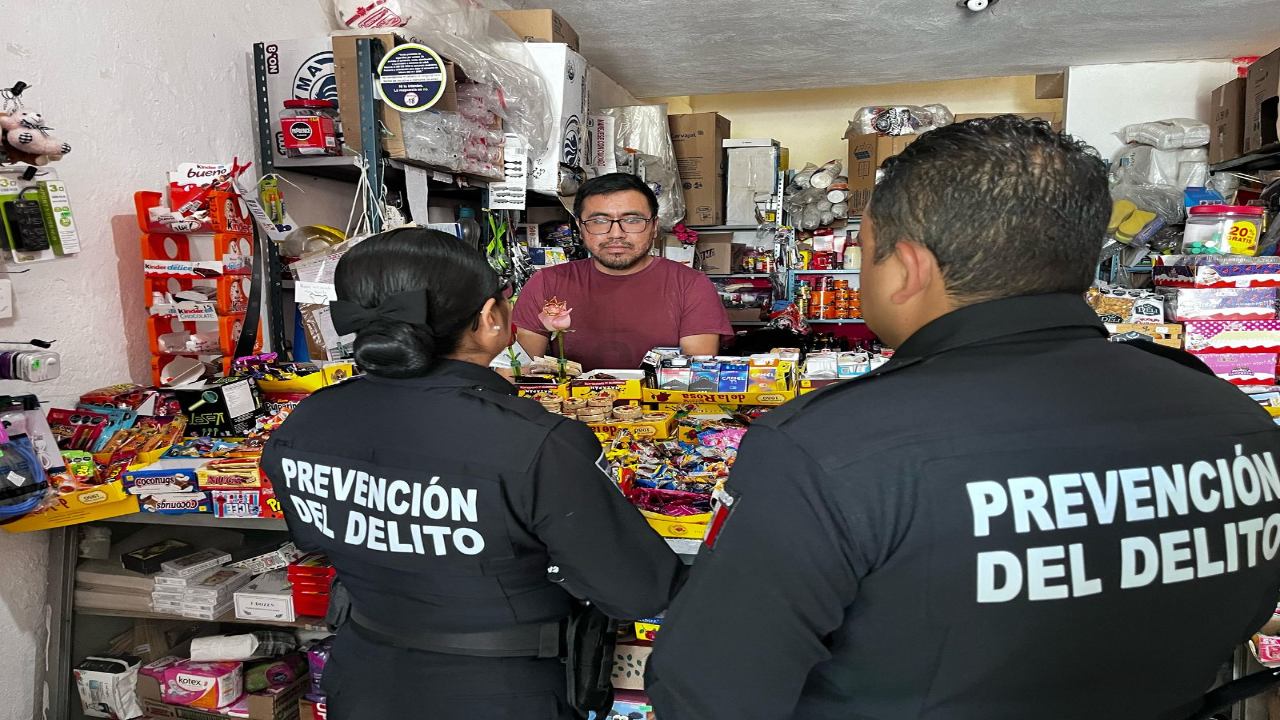 Campaña “Comercio Seguro” inhibirá actos delictivos en tiempo real en Zacatelco.