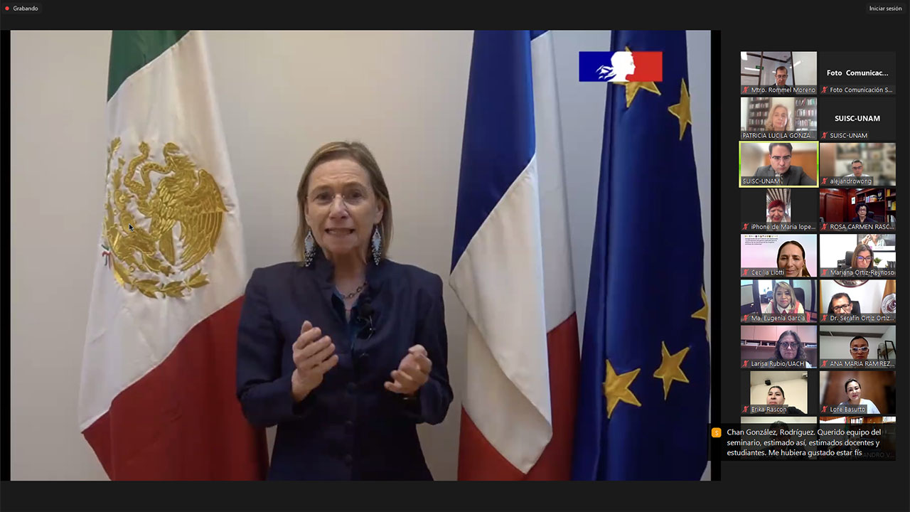 Colabora UATx con la Embajada de Francia en diplomado para atender la violencia contra la mujer