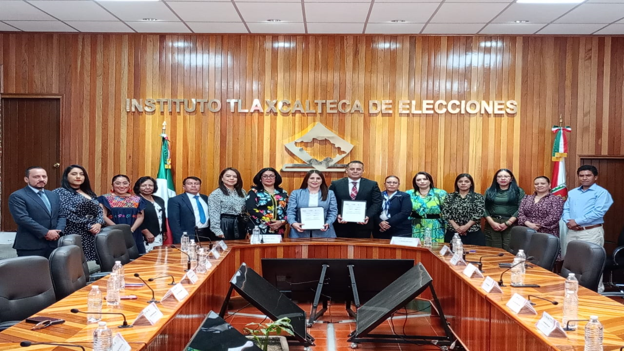Acuerdan ITE y poder judicial intercambio de información sobre personas electas y consejos distritales