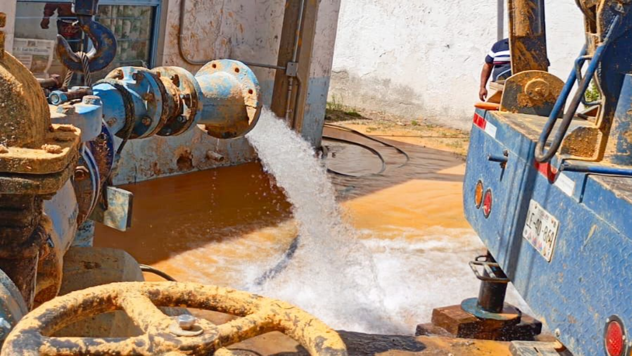 Con nueva bomba en el pozo “Nuevos Horizontes” CAPAMH avanza en el restablecimiento del servicio de agua potable