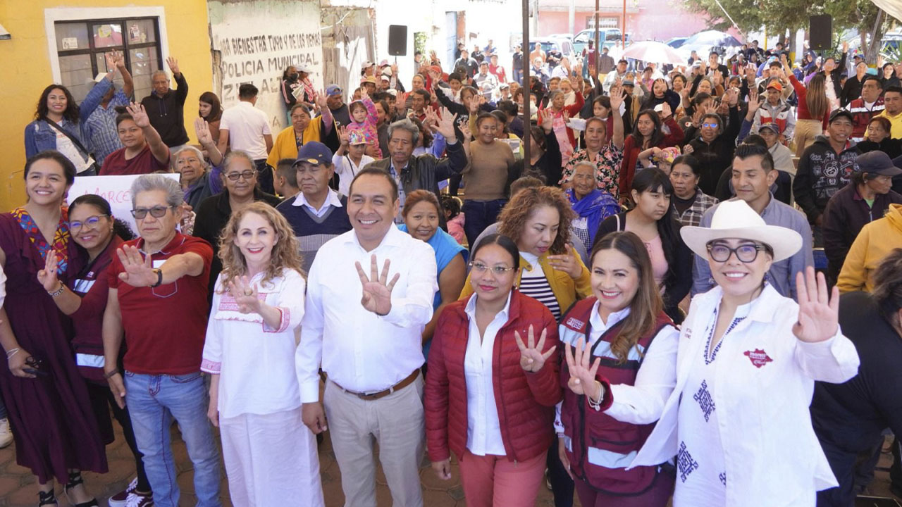 "El cambio verdadero no se decreta desde arriba, se construye desde abajo y con nuestra gente", afirma Marcela González en encuentro con simpatizantes en Zitlaltepec