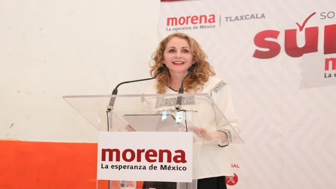 Marcela González, presidenta de Morena en Tlaxcala, encabezó una jornada informativa en Ixtenco centrada en el diálogo y la participación comunitaria.