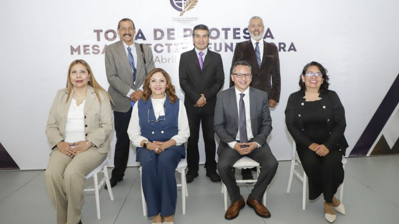 Toma Protesta mesa directiva del Colegio de Periodistas y Comunicadores de Tlaxcala