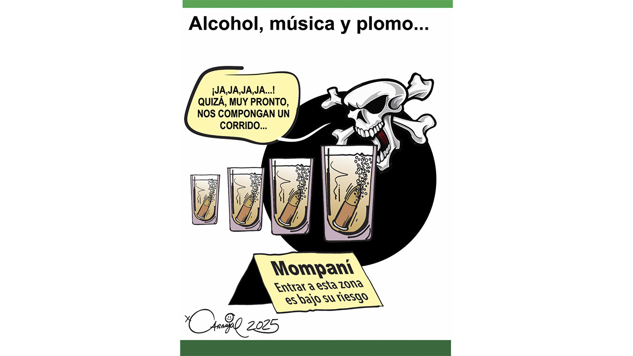 Alcohol, música y plomo