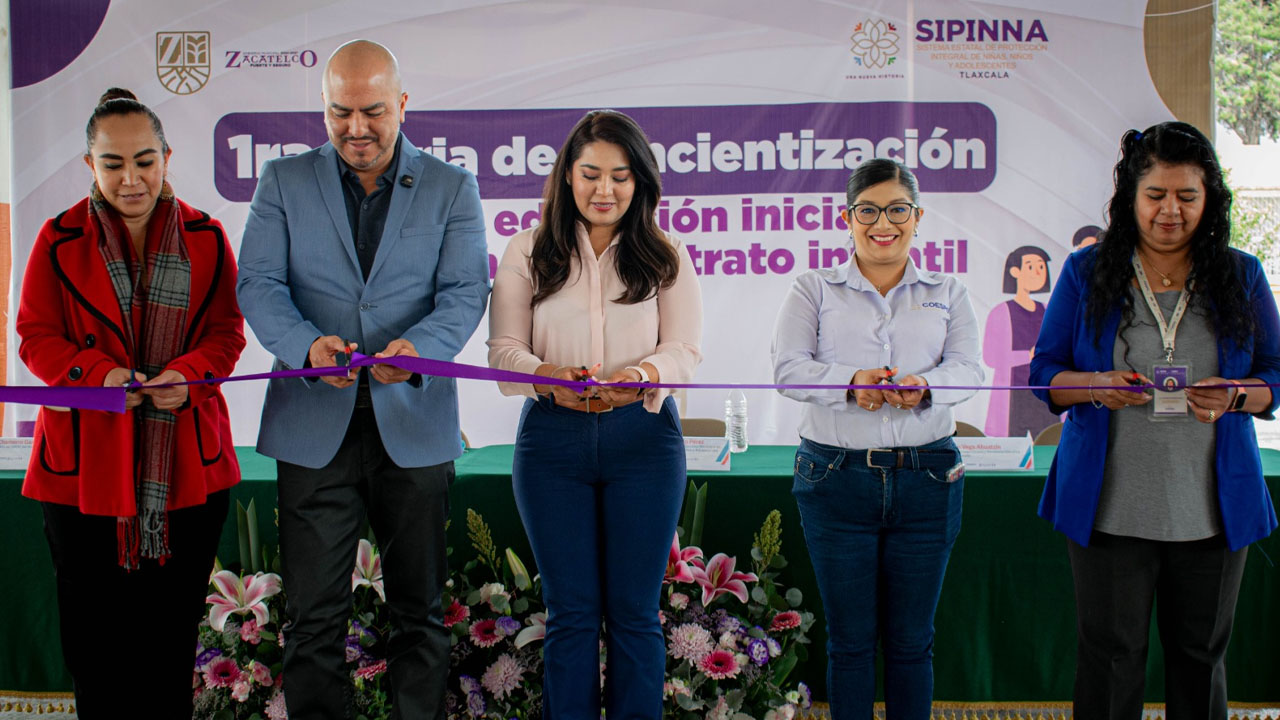 Se inaugura la "1er. Feria de concientización sobre la educación inicial y prevención del maltrato infantil".