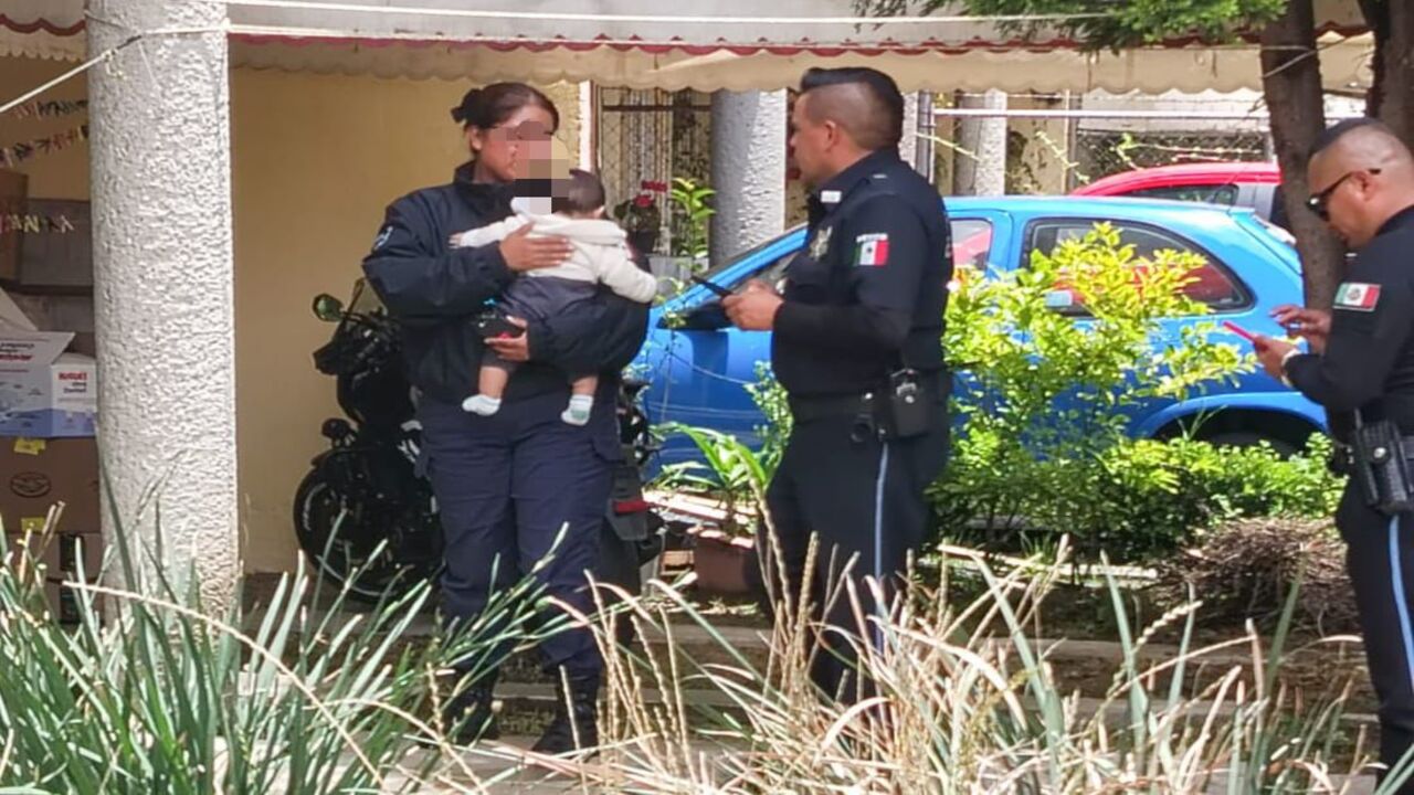 La policía capitalina y corporaciones estatales de emergencia brindan atención a incidente con tanque de gas en vivienda de la colonia volcanes
