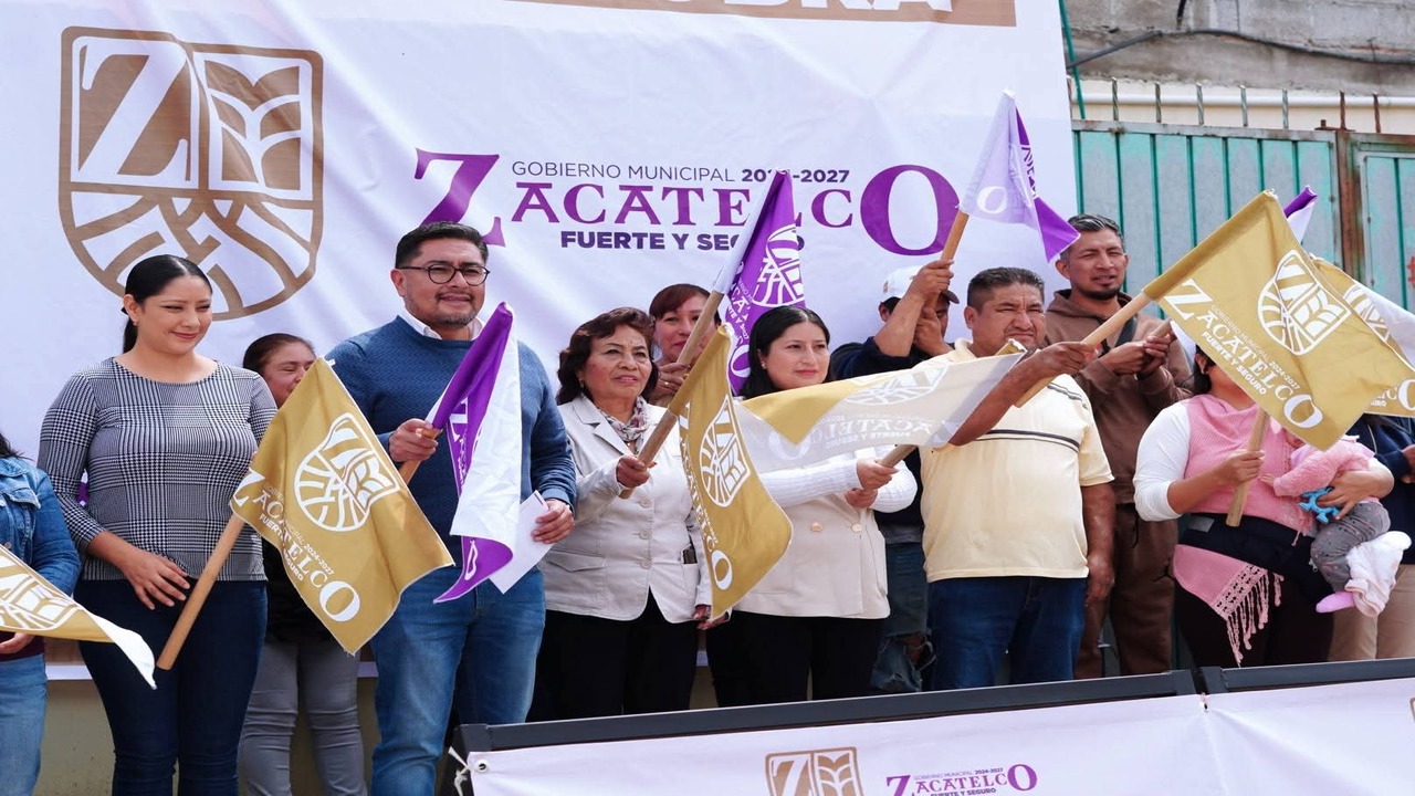 La calle Meneses de Exquitla en Zacatelco contará con la construcción de pavimento de adocreto.