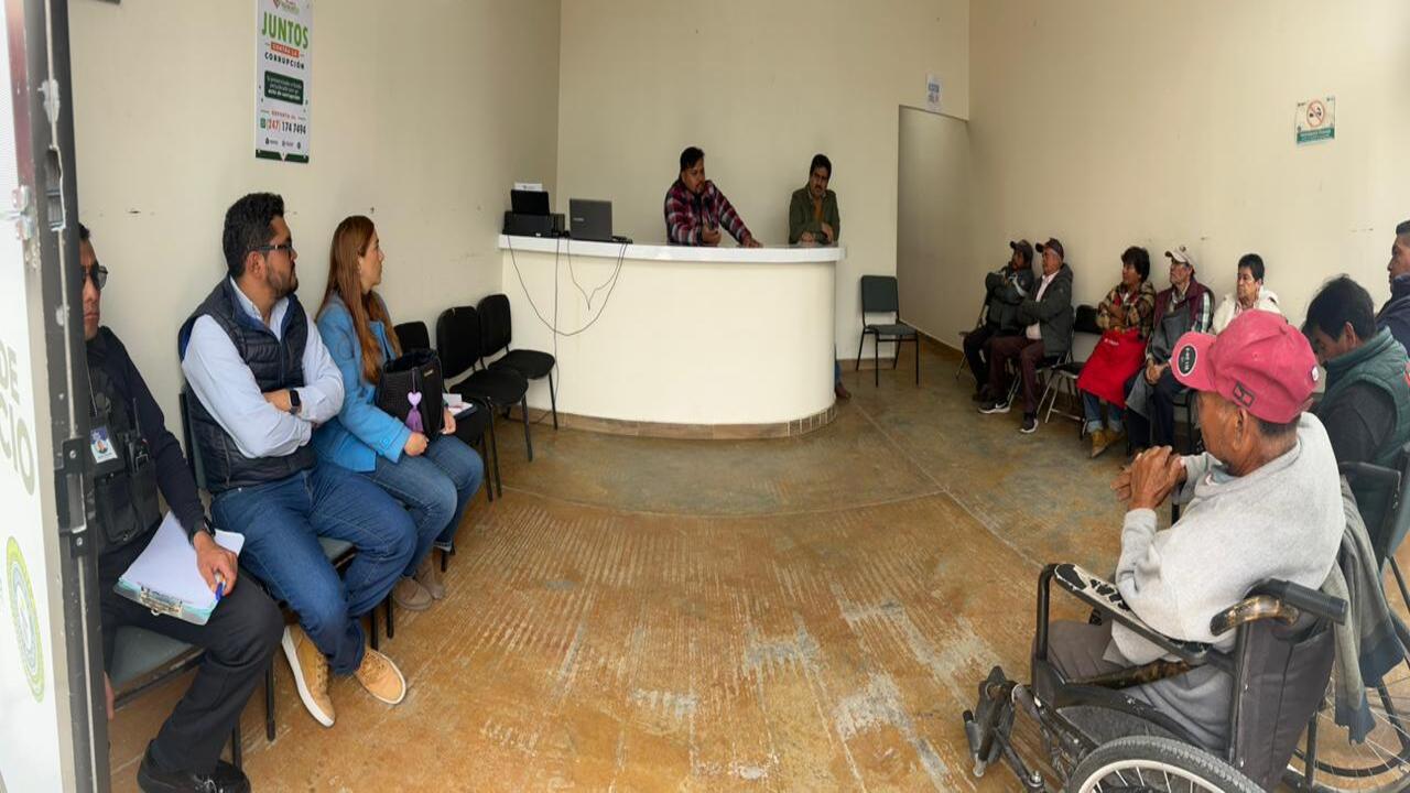 Reunión de Coordinación con Comerciantes del Tianguis y Transportistas por Temporada de Feria