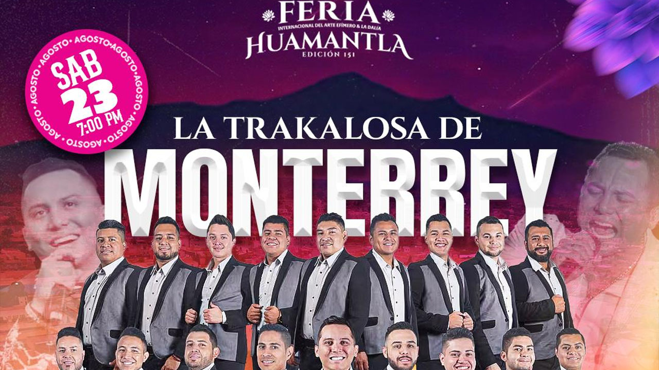 Huamantla vivirá una noche inolvidable con Lupillo Rivera y la Trakalosa de Monterrey