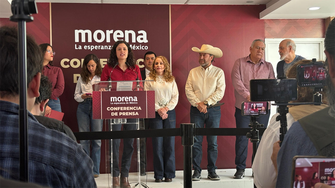 Luisa Alcalde respalda a la dirigencia de morena en Tlaxcala y anuncia nueva estrategia territorial