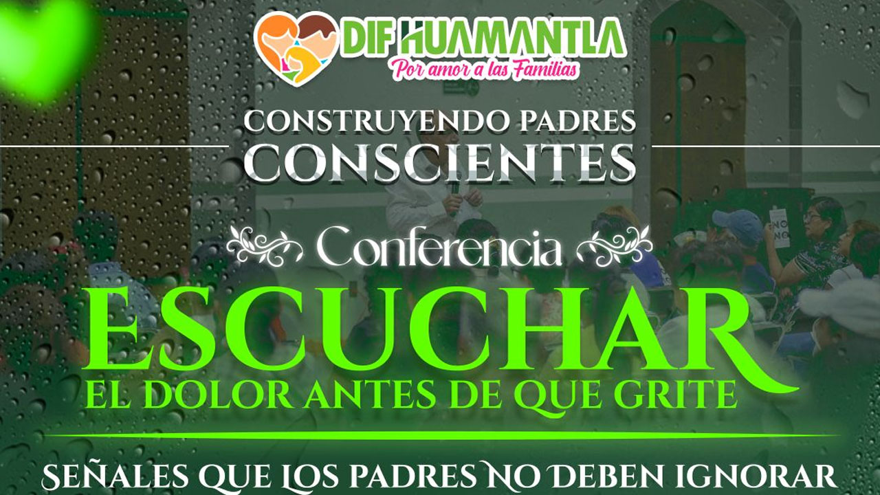 SMDIF Huamantla invita a la conferencia “la prevención comienza con una conversación sincera y un corazón dispuesto a escuchar”