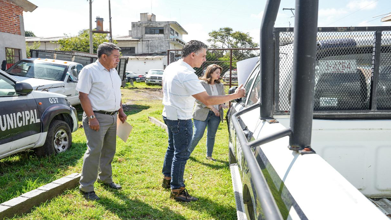 Alfonso Sánchez García desincorporará parque vehicular obsoleto para reforzar con nuevo a seguridad y servicios