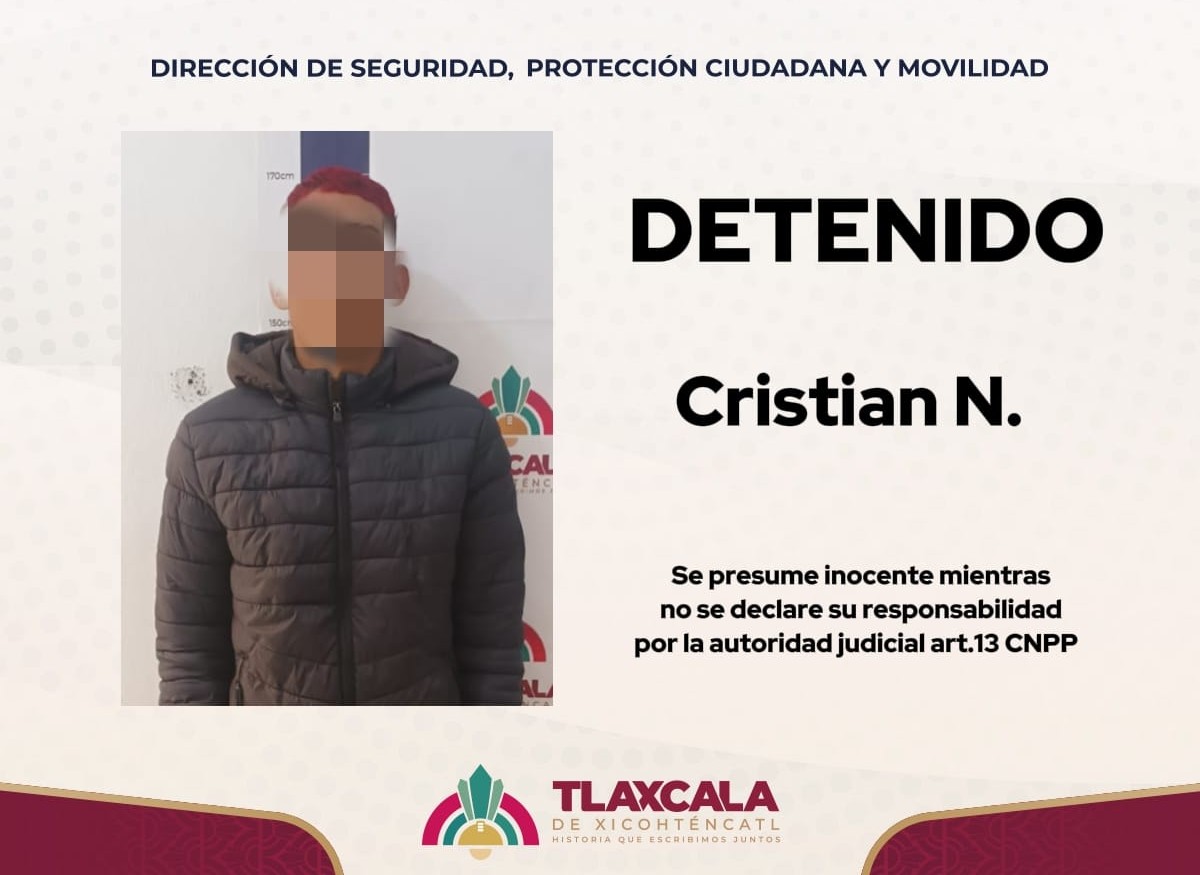 Detiene policía de la capital a joven extranjero con documentación migratoria irregular
