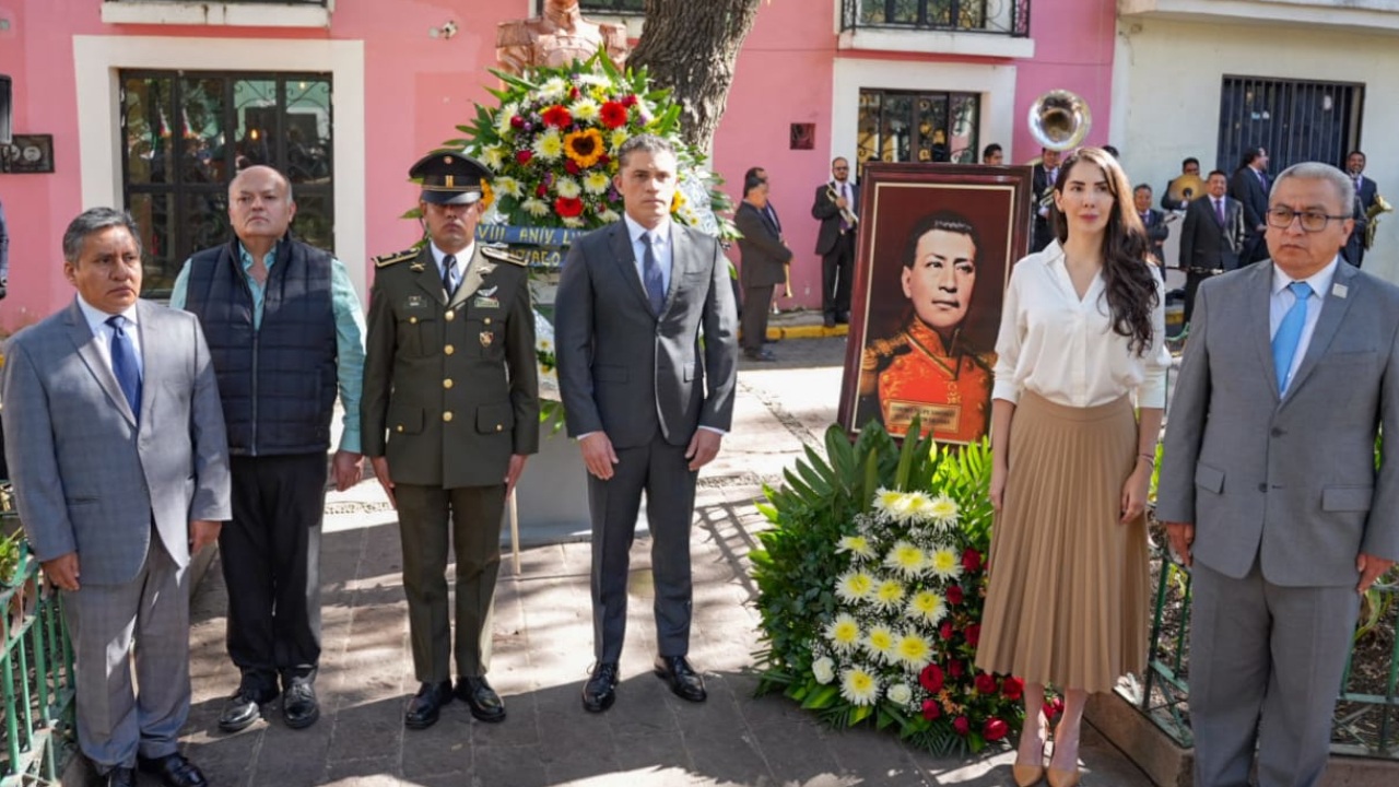 Encabeza alcalde Alfonso Sánchez García homenaje al coronel Felipe Santiago Xicohténcatl en su 178 aniversario luctuoso