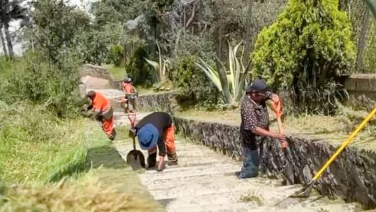 Gobierno de la capital realiza jornada integral de limpieza en cinco sitios destacados para embellecer la ciudad