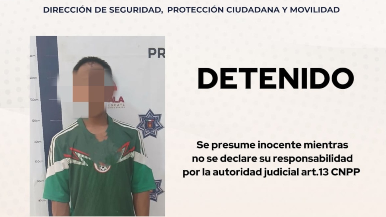 Policía de la capital detiene a hombre señalado por intento de robo a una mujer en un estacionamiento