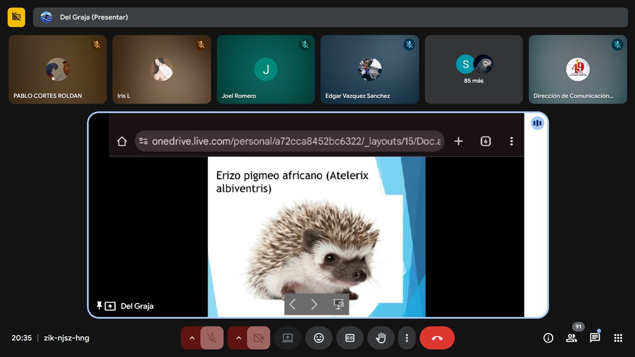 Agrobiología UATx abre ciclo de conferencias sobre medicina de fauna silvestre