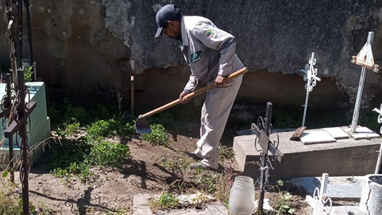 Huamantla mantiene en condiciones dignas los panteones municipales