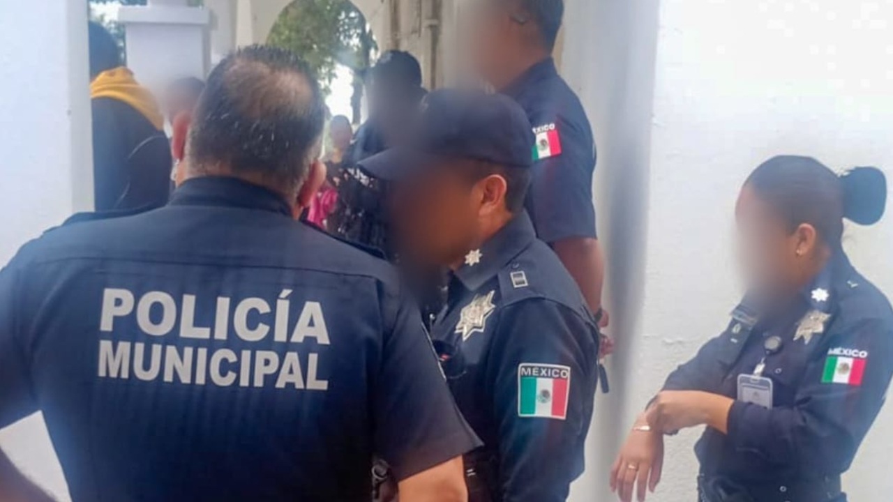 Resguarda policía municipal de Tlaxcala la paz y el orden en Tizatlán